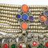 Koochi necklace White metal, 31 x 23 cm - The Nomads Tent